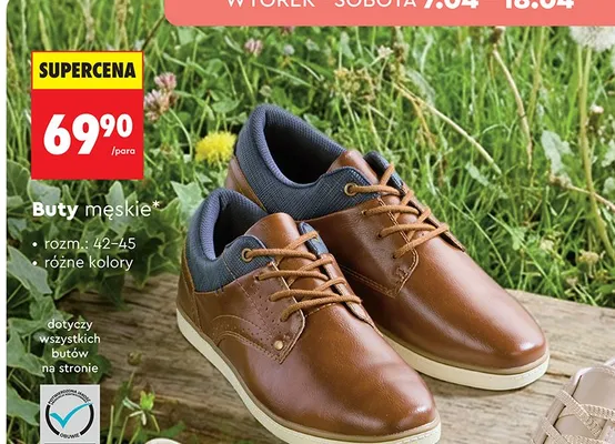 Buty męskie promocja w Biedronka