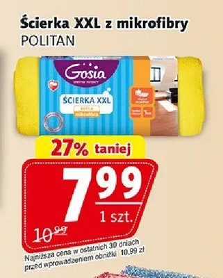 Ścierka XXL z mikrofibry Gosia promocja w Prim Market