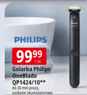 Golarka Philips OneBlade QP1424/10 promocja w Leclerc