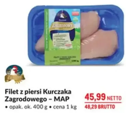 Filet z piersi kurczaka Zagrodowego - MAP promocja w Makro