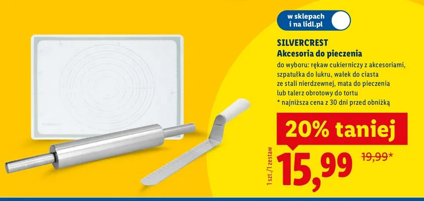 Akcesoria do pieczenia promocja w Lidl