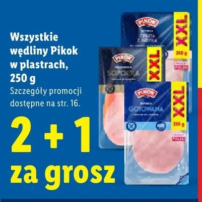 Szynka gotowana Pikok promocja w Lidl
