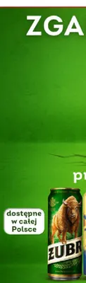 Piwo Żubr promocja w Żabka