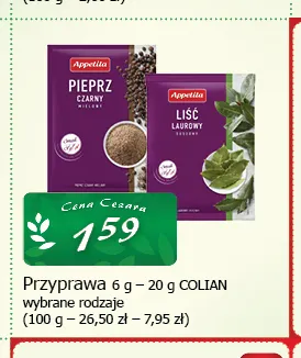 Przyprawa Appetita promocja w CEZAR Delikatesy