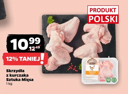 Skrzydła z kurczaka Sztuka Mięsa promocja w Netto