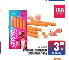 Parówki Skolimki drobiowe promocja w Tomi Markt