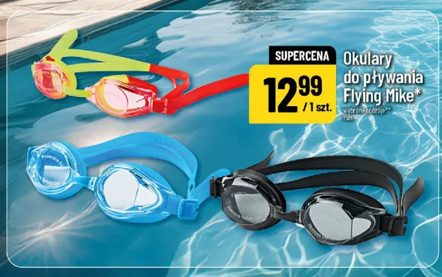 Okulary do pływania Flying Mike promocja w POLOmarket