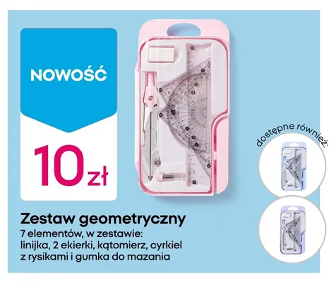 Zestaw geometryczny 7-elementowy promocja w Pepco