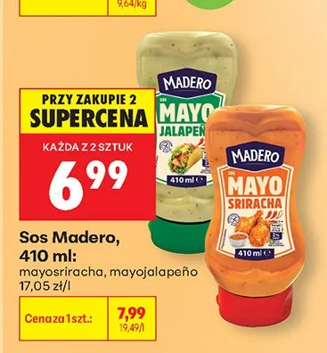 Sos Madero mayojalapeño promocja w Biedronka