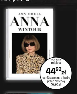 Książka Anna Wintour Amy Odell oprawa miękka promocja w Empik
