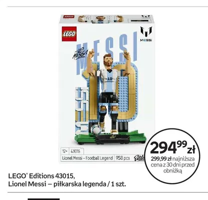Klocki LEGO Editions 43015 Lionel Messi - piłkarska legenda promocja w Empik