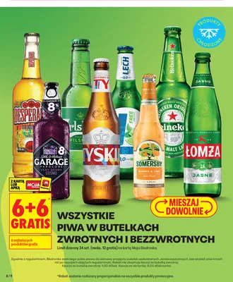 Piwo Somersby Mango & Lime promocja w Biedronka