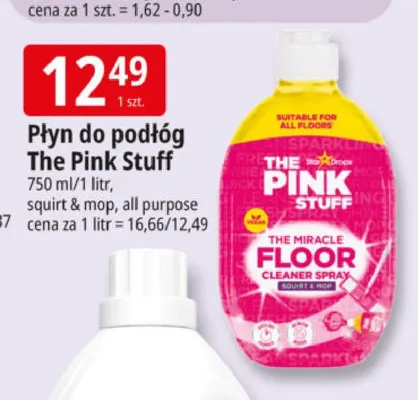 Płyn do podłóg The Pink Stuff squirt & mop promocja w Leclerc
