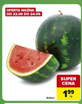 Arbuz promocja w Carrefour Express