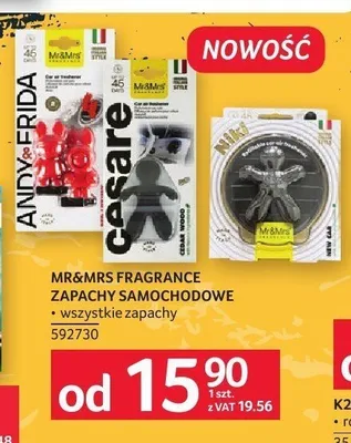 Zapach samochodowy Mr&Mrs Fragrance Niki promocja w Selgros