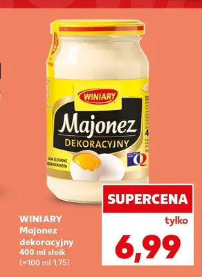 Majonez Dekoracyjny Winiary promocja w Kaufland