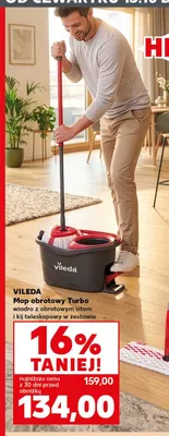 Mop obrotowy Turbo Vileda promocja w Kaufland