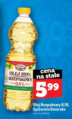 Olej rzepakowy 0,9 l Spiżarnia Dworska promocja w TOPAZ
