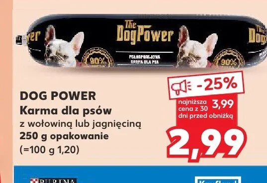 Karma dla psów Dog Power promocja w Kaufland