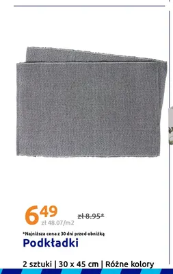 Podkładki stołowe 2-pak 30x45 cm promocja w Action
