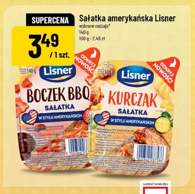 Sałatka amerykańska Kurczak Lisner promocja w POLOmarket