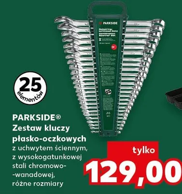 Zestaw kluczy płasko-oczkowych promocja w Kaufland