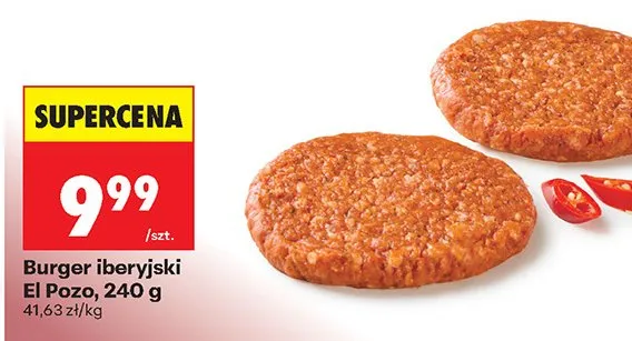 Burger iberyjski promocja w Biedronka