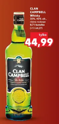 Whisky różne rodzaje promocja w Kaufland