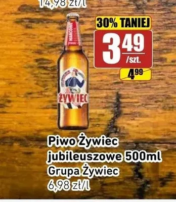 Piwo Żywiec Jubileuszowe promocja w API Market