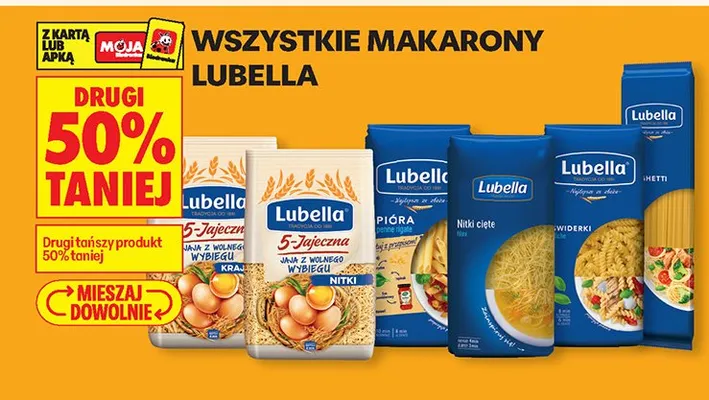 Makaron wszystkie makarony promocja w Biedronka