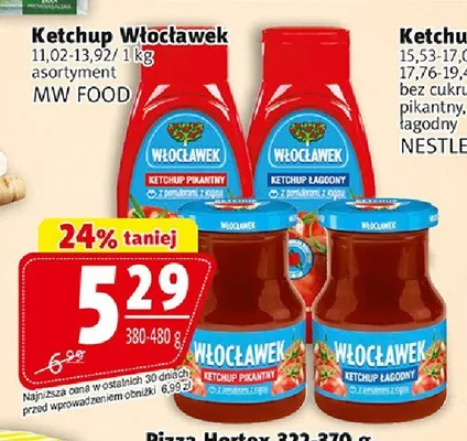 Ketchup łagodny Włocławek promocja w Prim Market