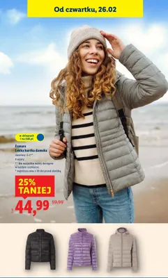 Lekka kurtka damska promocja w Lidl