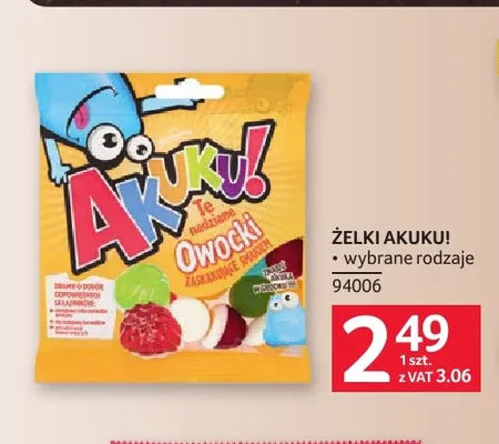 Żelki Akuku! promocja w Selgros