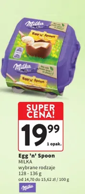 Egg 'n' Spoon wybrane rodzaje Milka promocja w Intermarche