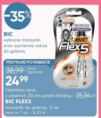Maszynki do golenia Flex5 promocja w Super-Pharm