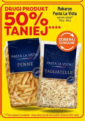 Makaron Tagliatelle Pasta La Vista promocja w POLOmarket