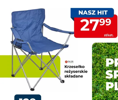 Krzesełko reżyserskie składane Ołer Garden promocja w PSB Mrówka