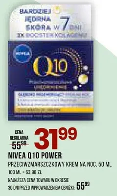 Q10 power przeciwzmarszczkowy krem na noc promocja w Drogerie Natura