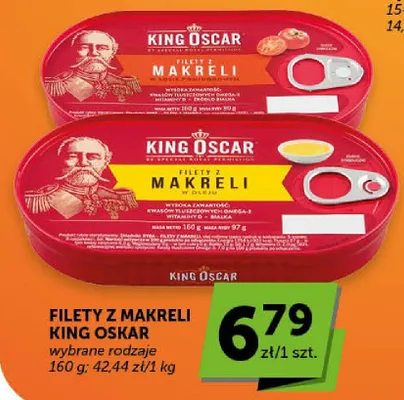 Filety z makreli King Oscar promocja w ABC