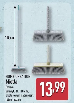 Miotła HOME CREATION promocja w Aldi