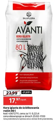 Kora iglasta do ściółkowania roślin promocja w Leroy Merlin