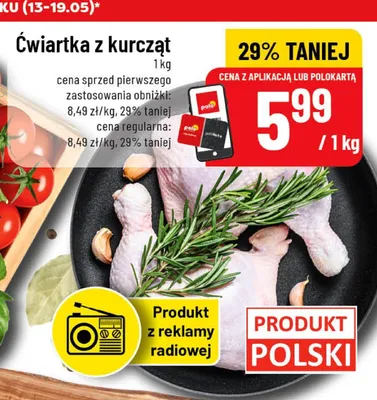 Ćwiartka z kurcząt promocja w POLOmarket