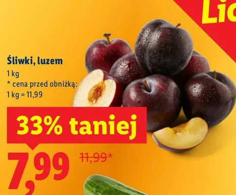 Ogórek zielony długi promocja w Lidl