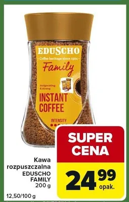 Kawa rozpuszczalna eduscho family promocja w Carrefour Express