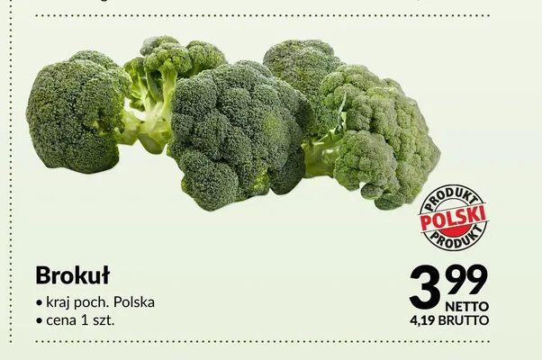 Brokuł promocja w Makro