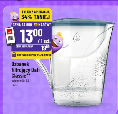 Dzbanek filtrujący Dafi Classic promocja w POLOmarket
