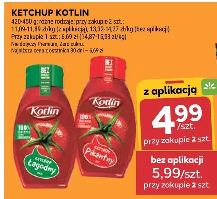 Ketchup pikantny promocja w Stokrotka