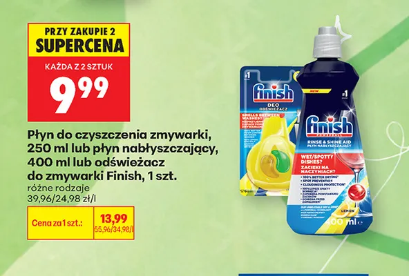 Płyn nabłyszczający Finish promocja w Biedronka