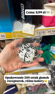 Gumki recepturki promocja w Dino