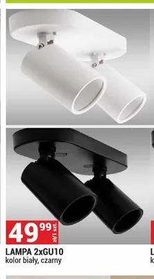 Lampa sufitowa 2xGU10 promocja w Merkury Market